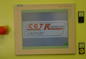 Cold Spray CGT Systems Control Panel with Internet Capabitities