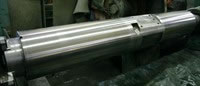 Rebuilt Shaft using Stainless Steel Thermal Spray and Finish Grinding