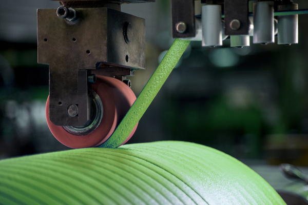 Hannecard Rubber Covered Rollers - Green Hannecard Rubber Covered Rollers - Green